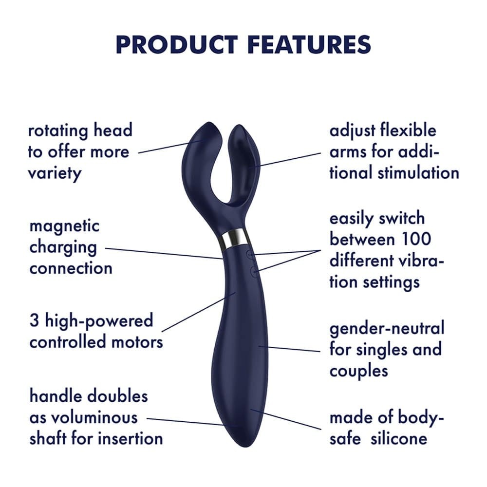 Satisfyer Endless Fun Blue háromrotoros csiklóizgató - Image 2