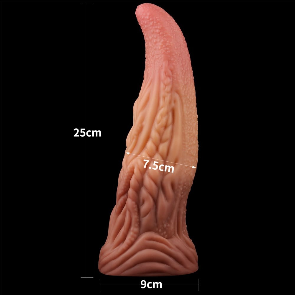Lovetoy Nature Cock Nyelv Formájú Dildó Tapadókoronggal, 25 cm - Image 9