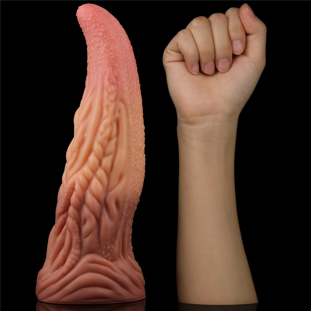 Lovetoy Nature Cock Nyelv Formájú Dildó Tapadókoronggal, 25 cm - Image 8