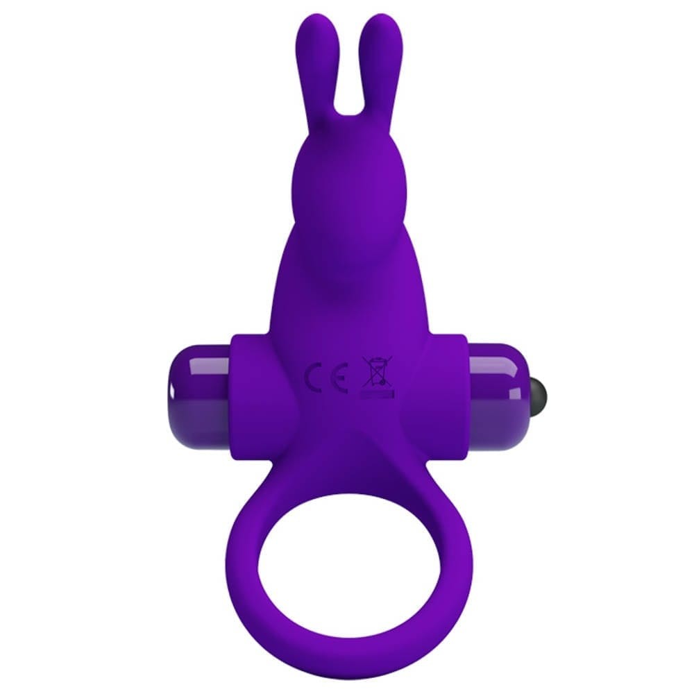 Dupla élmény péniszgyűrű – Pretty Love Vibrant Purple - Image 5
