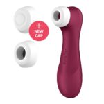 Satisfyer Pro 2 Generation 3 - Liquid Air léghullámos csiklóizgató (bordó)