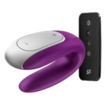 Satisfyer Double Fun Párvibrátor App-Vezérelt Lila
