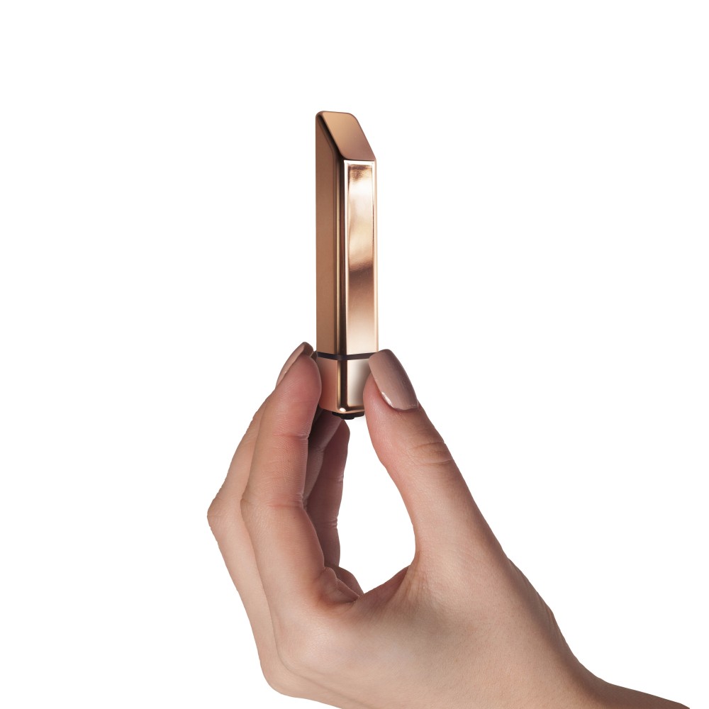 Rose Gold 10 cm - karcsú minivibrátor kezdőknek (rózsaszín) - Image 8