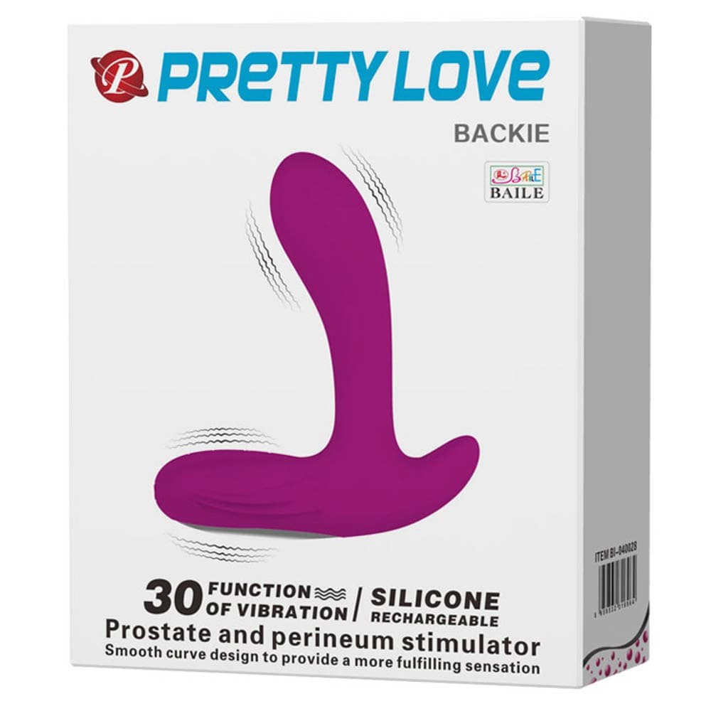 Pretty Love Backie 13 cm - prosztata és perineum masszírozó 30 funkcióval (lila) - Image 8