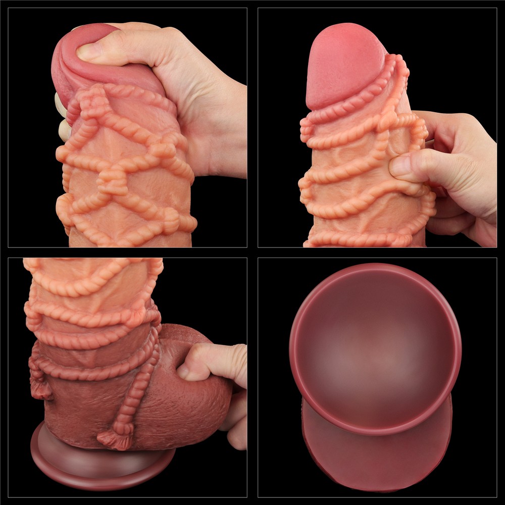 Platinum Silicone Cock dupla rétegű szilikon dildó 24,5 cm - Image 8