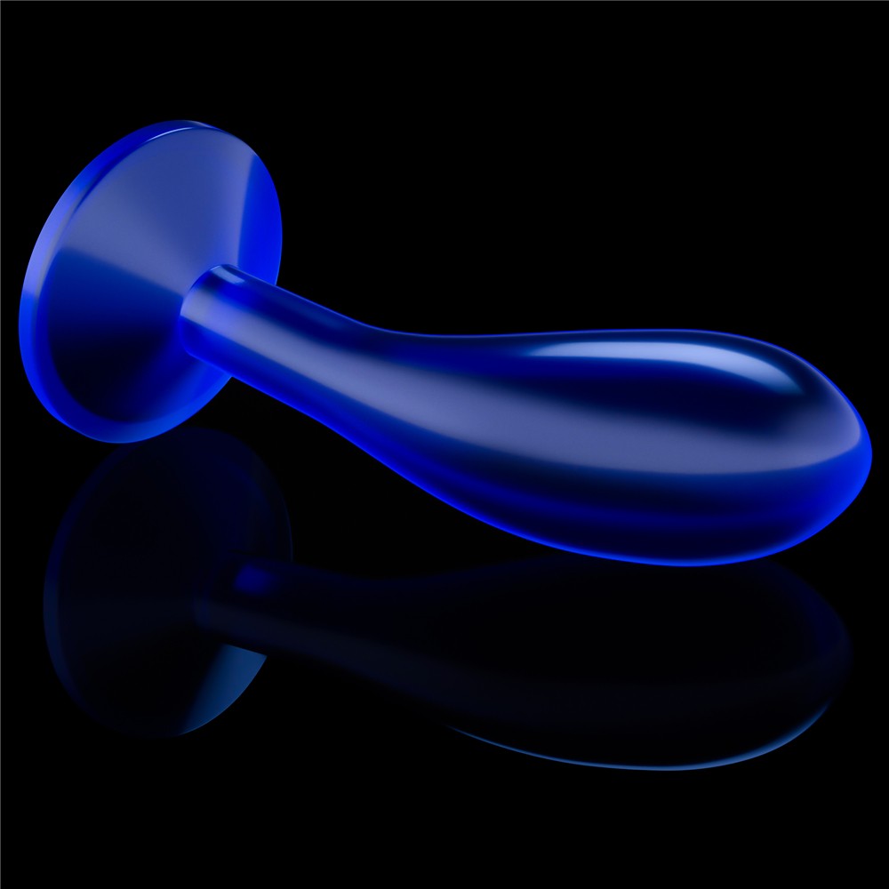 Lovetoy Flawless Clear Prosztata Plug Kék 15 cm Tapadókoronggal - Image 5