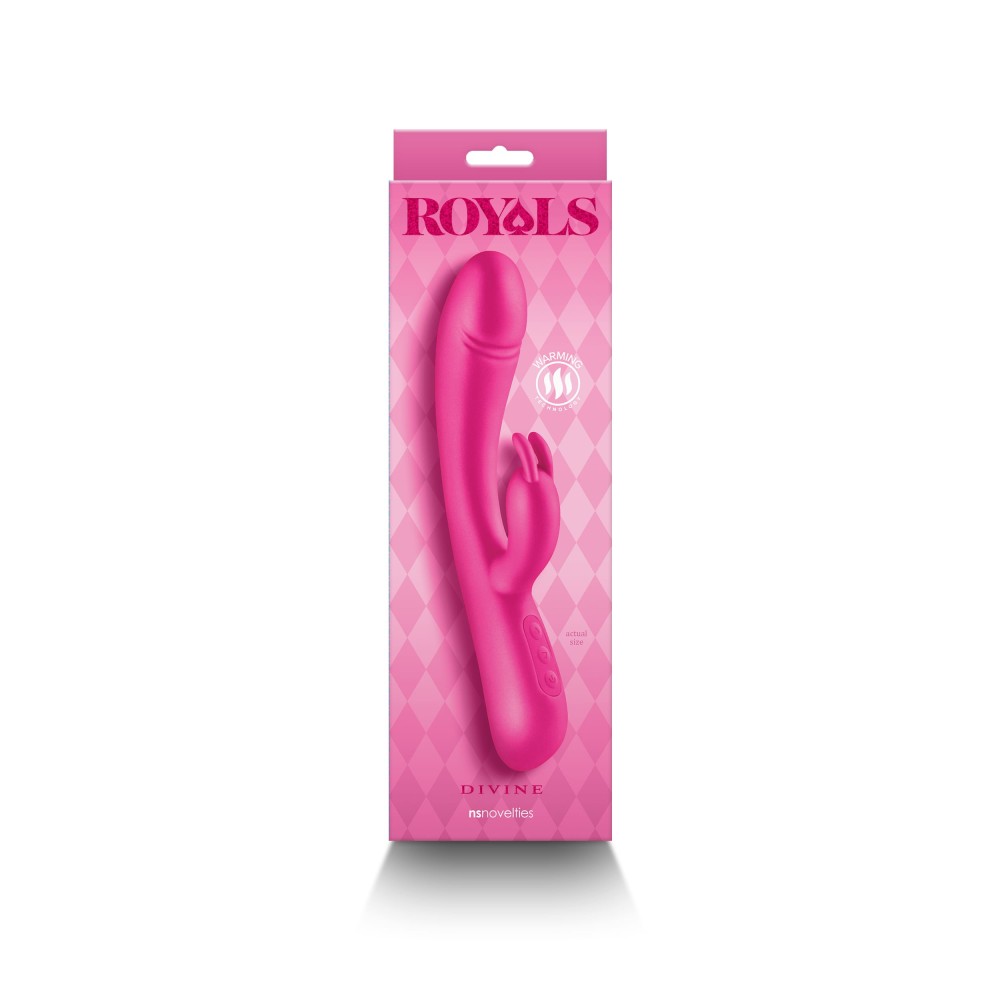 Royals Divine — Melegítős Rabbit Vibrátor - Image 2