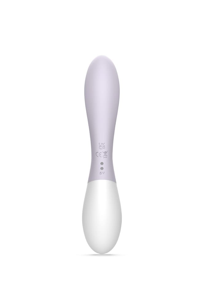 Zini Dew Dual Pleasure — Rabbit Vibrátor, Lila, 20 cm - Image 4