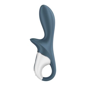 Satisfyer Air Pump Booty 2 - felfújható tengelyű vibrátor (szürke)