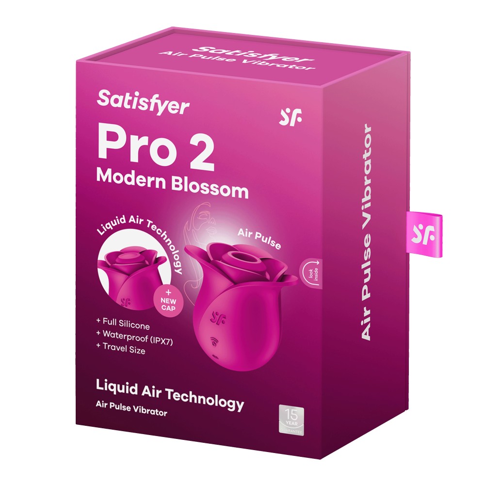Satisfyer Pro 2 Modern Blossom — Léghullámos Csiklóizgató - Image 7