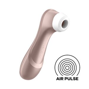 Satisfyer Pro 2 Gen2 - léghullámos csiklóizgató cserélhető fejjel (rézvörös)