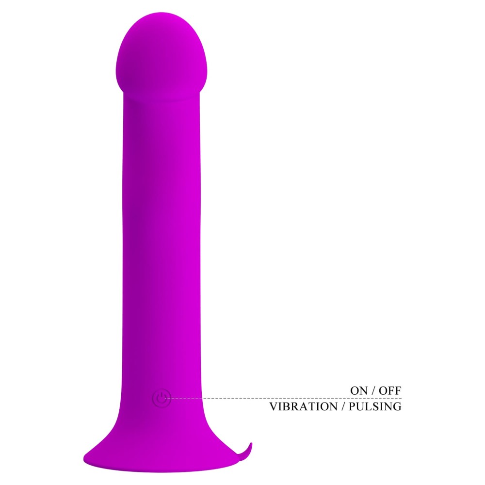 Pretty Love Murray Lila — Vibrátor Tapadókoronggal & Memóriafunkcióval, 19 cm - Image 3