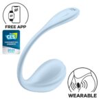Satisfyer Smooth Petal Light Blue — App Vezérelt G-pont Vibrátor