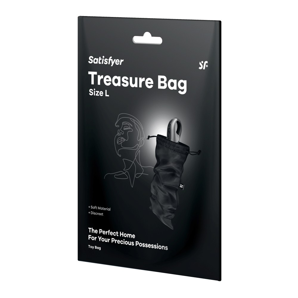 Satisfyer Treasure Bag L Szexjáték Tároló Fekete - Image 4