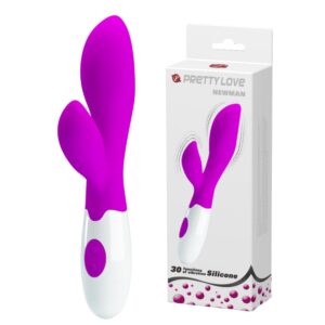 Pretty Love Newman - ergonomikus kétmotoros vibrátor (lila)