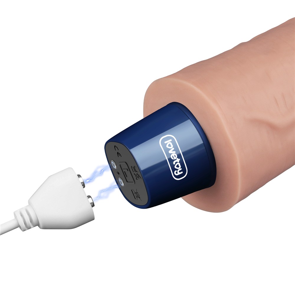 Real Softee újratölthető realisztikus vibrátor 23,5 cm - Image 6