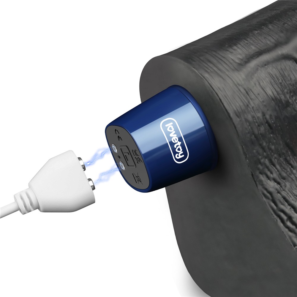 Fekete realisztikus vibrátor 10 funkcióval 25,3 cm - Image 4