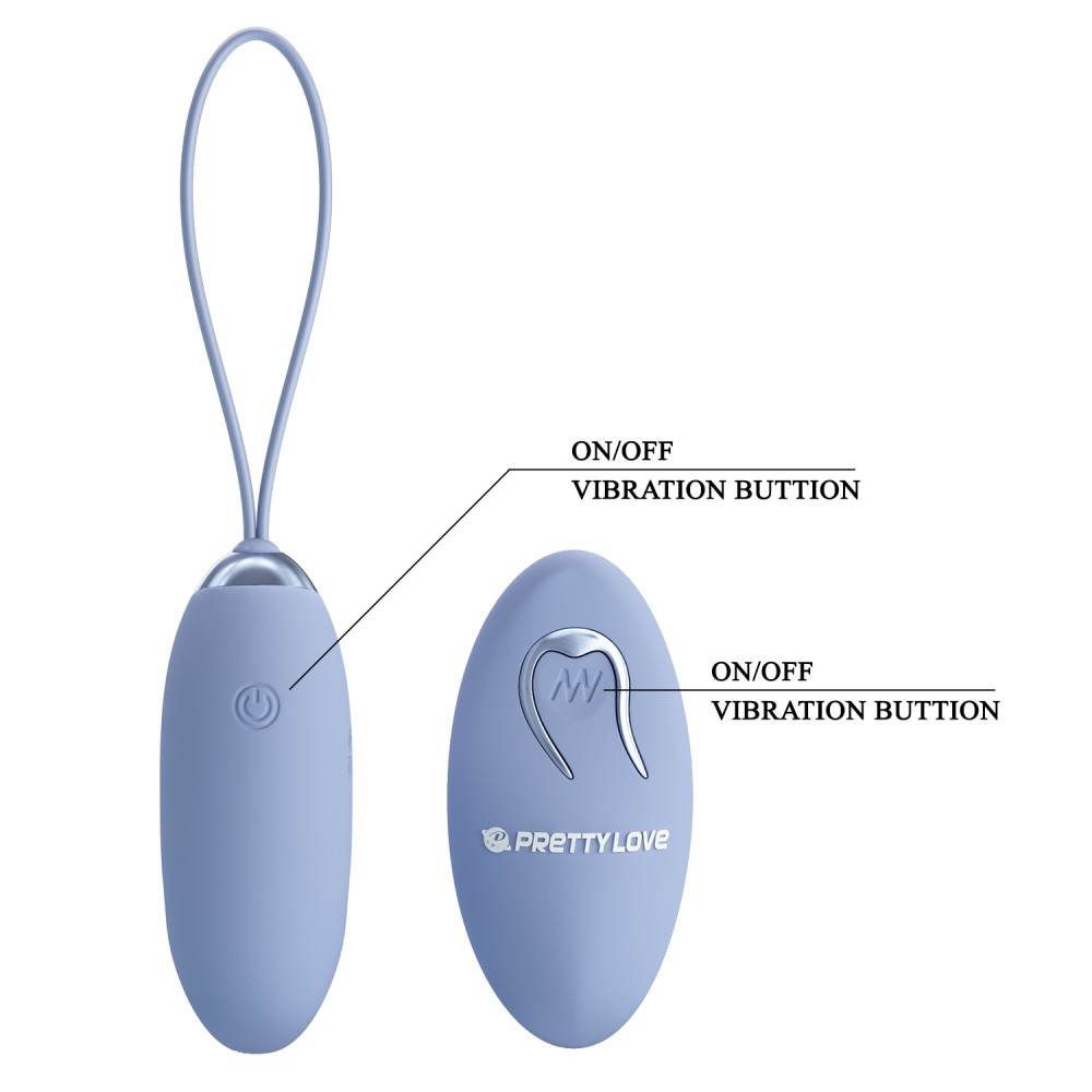 Pretty Love Julia Blue — Kék G-pontos Mini Vibrátor, Távirányítós - Image 3