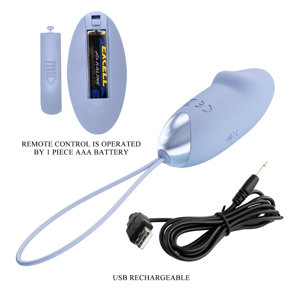 Pretty Love Julia Blue — Kék G-pontos Mini Vibrátor, Távirányítós - Image 2