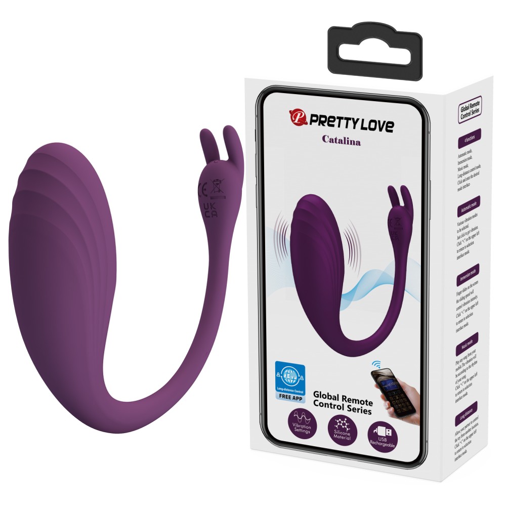 Pretty Love Catalina — Lila App-Vezérelt G-Pontos Vibrátor - Image 6