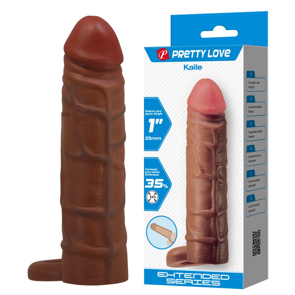 Heregyűrűs péniszköpeny – Pretty Love Kaile - Image 8
