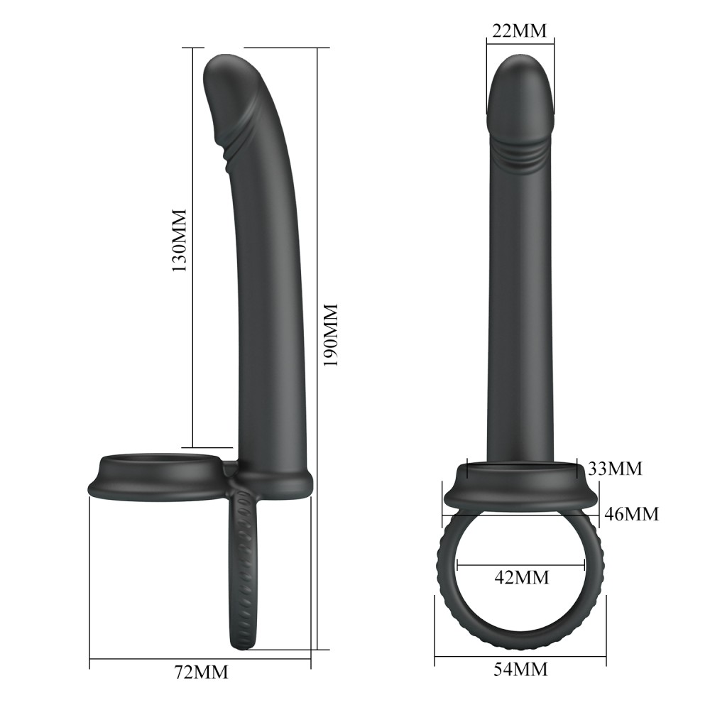 Péniszgyűrű anális stimulátorral – dupla élmény - Image 6