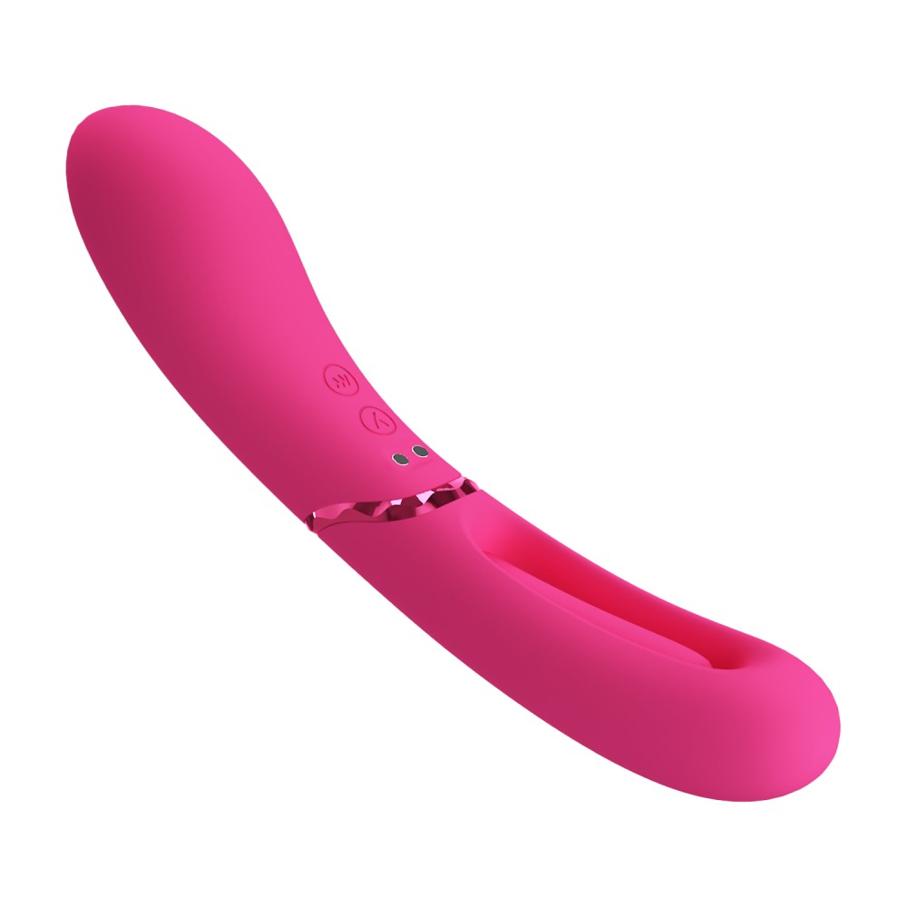 Romance Lexie 20 cm - G-pontos vibrátor csavarodó funkcióval (rózsaszín) - Image 8