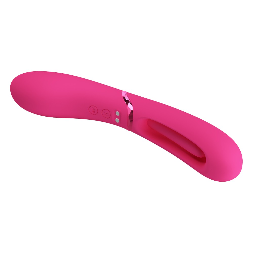 Romance Lexie 20 cm - G-pontos vibrátor csavarodó funkcióval (rózsaszín) - Image 5