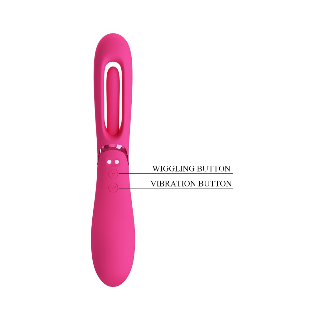 Romance Lexie 20 cm - G-pontos vibrátor csavarodó funkcióval (rózsaszín) - Image 3