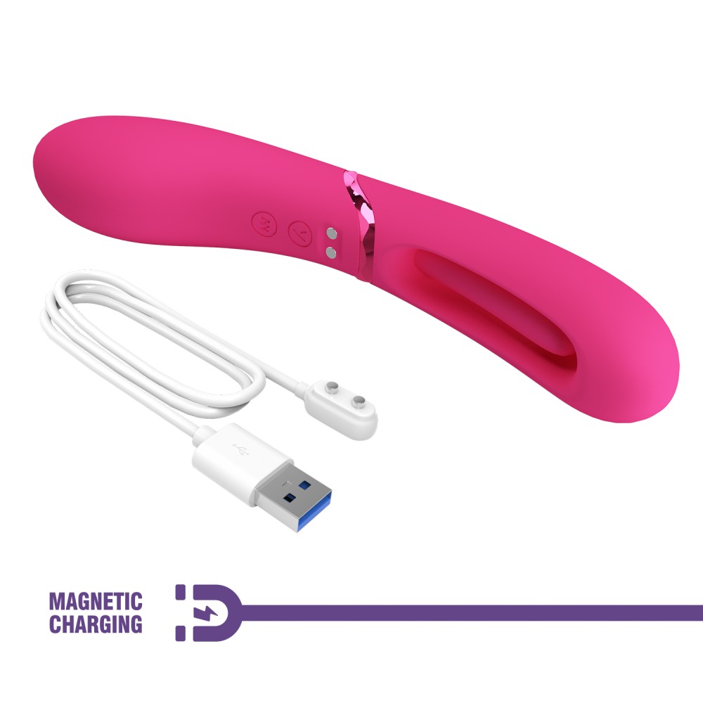 Romance Lexie 20 cm - G-pontos vibrátor csavarodó funkcióval (rózsaszín) - Image 2