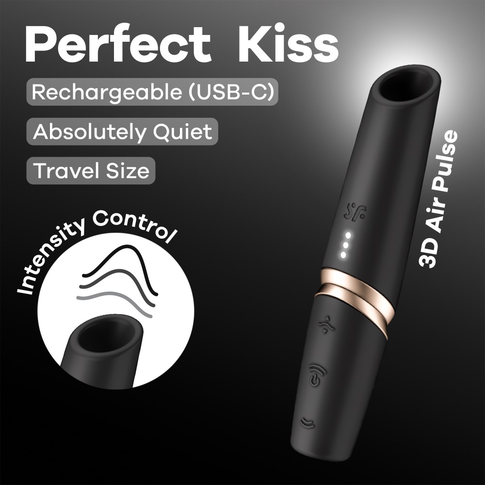 Satisfyer Perfect Kiss Léghullámos Csiklóizgató - Image 6