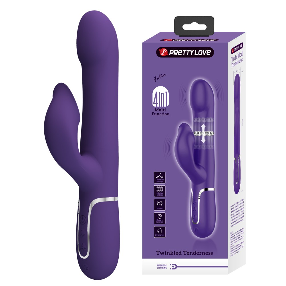 Pretty Love Falin Twinkled Tenderness — Kétmotoros Vibrátor, 22,7 cm - Image 9