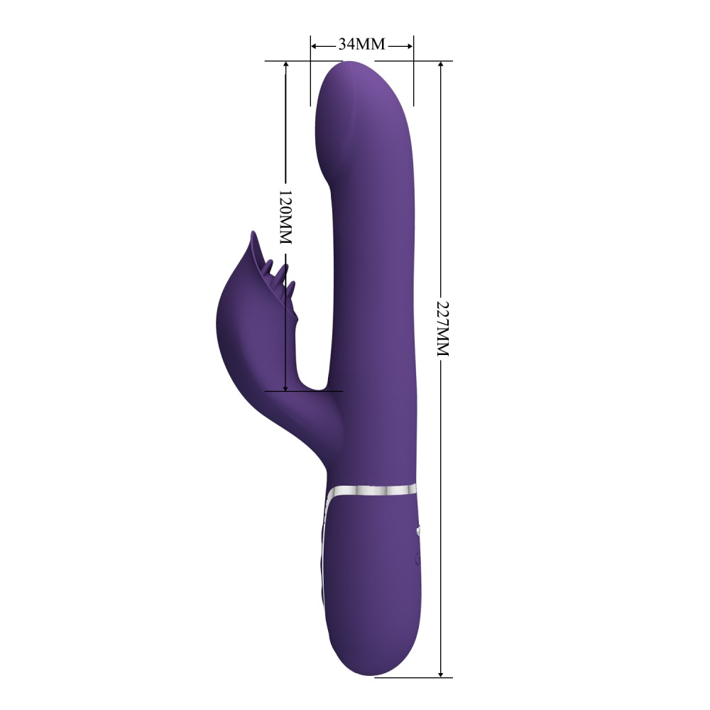 Pretty Love Falin Twinkled Tenderness — Kétmotoros Vibrátor, 22,7 cm - Image 2