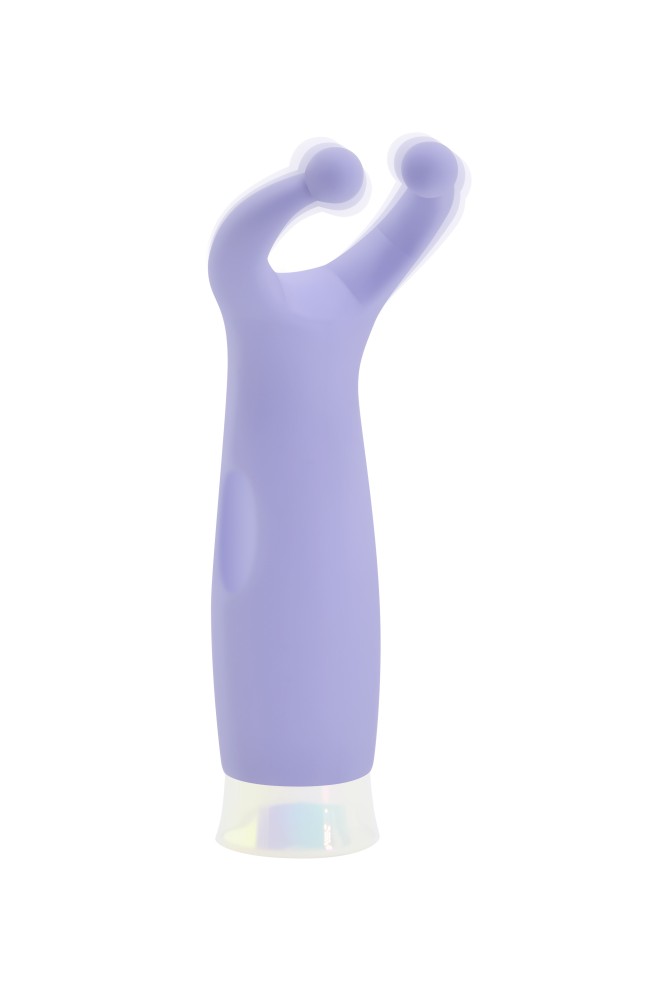 NOX Jade - sokoldalú villás vibrátor (lila) - Image 5