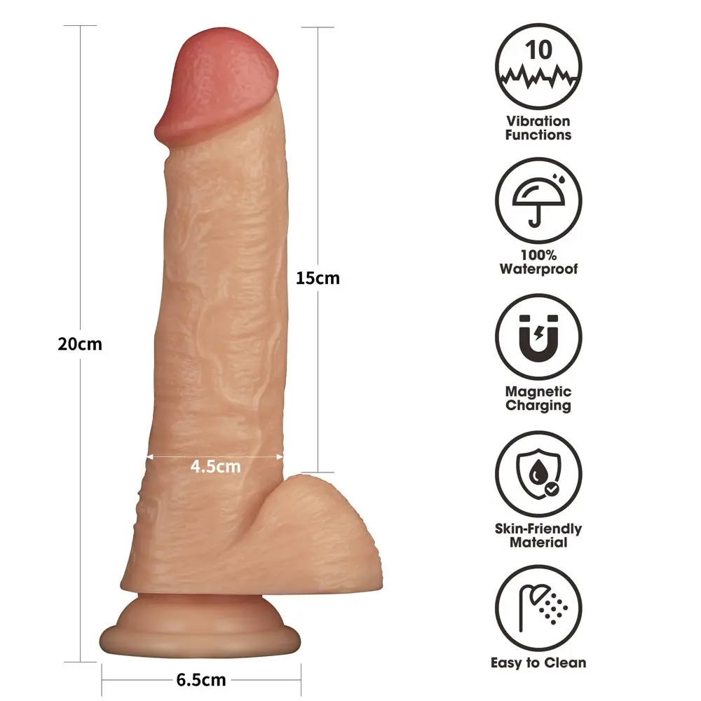 Lovetoy Vibrating Enhanced Strap-on Set — Testszínű, 15/20 cm XS/S/M - Image 23