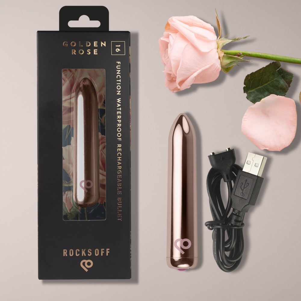 Mini bullet vibrátor – Golden Rose 16 rezgési móddal - Image 4