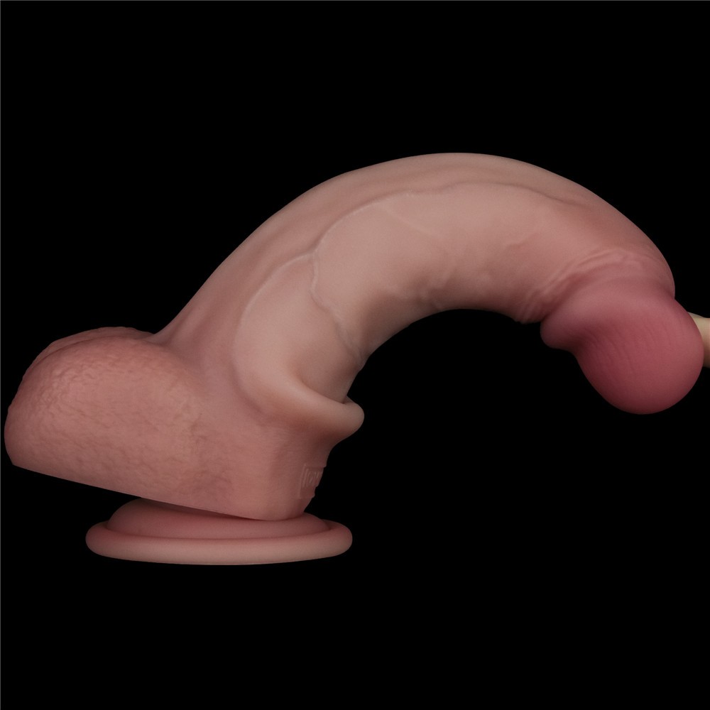 Lovetoy Sliding Skin Pro II — Vibráló Szilikon Dildó, 20 cm - Image 19