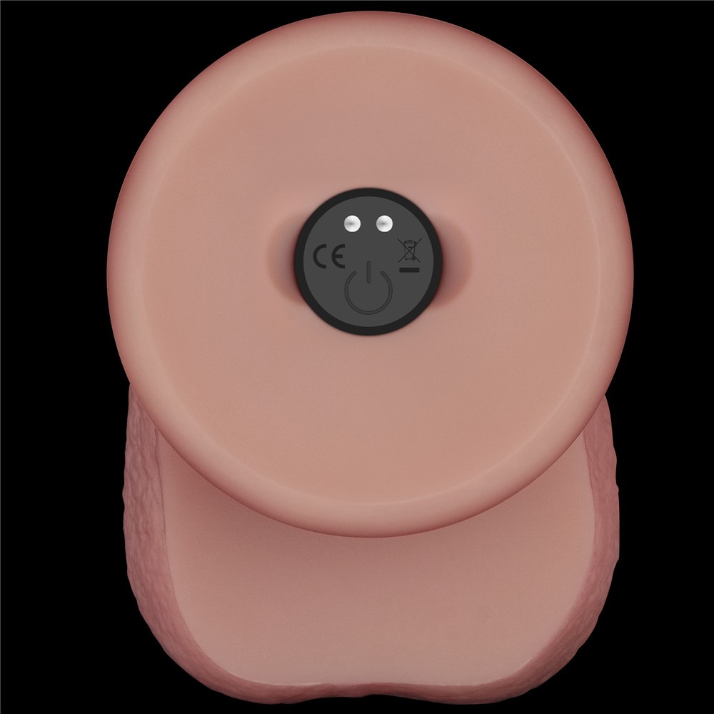 Lovetoy Sliding Skin Pro II — Vibráló Szilikon Dildó, 20 cm - Image 8