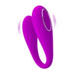 Pretty Love August (9,5 cm) – akkus, app-vezérelt páros vibrátor (lila)