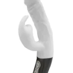TITANZ 7 forgófejes rabbit vibrátor LED kezelőfelülettel fehér színben