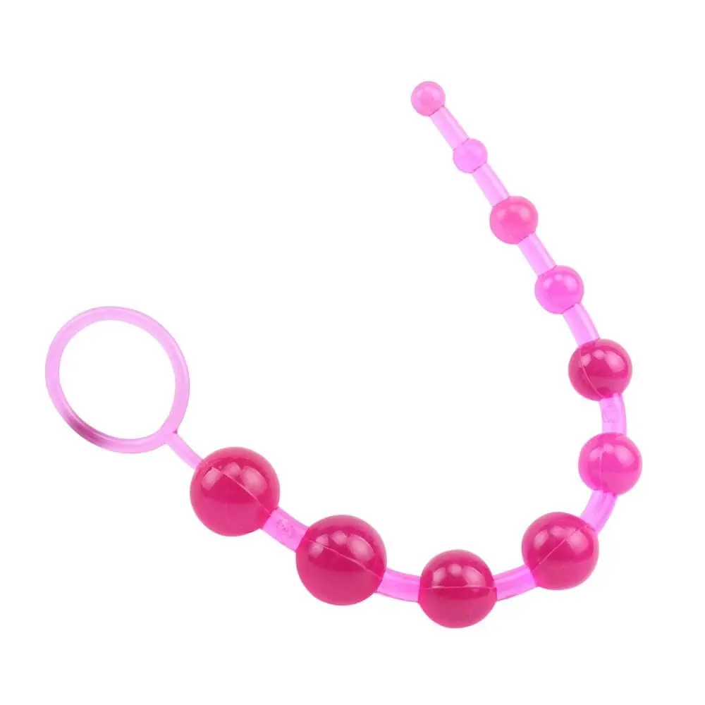 Sassy Anal Beads – 10 golyós anál lánc (rózsaszín) - Image 2