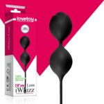 iWhizz Luna - orvosi szilikon gésagolyó (fekete, 85g)