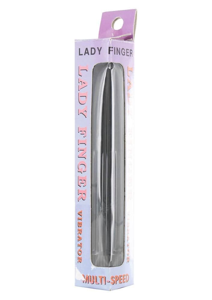 Ladyfinger Vibrator Black — Mini Vibrátor, 13 cm - Image 2