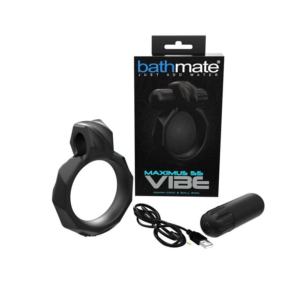 Bathmate Maximus Vibe 55 — Fekete Vibrátoros Péniszgyűrű - Image 7