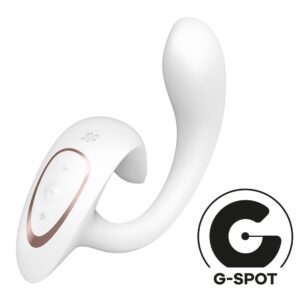 Satisfyer G for Goddess 1 – csikló- és G-pont vibrátor (fehér)