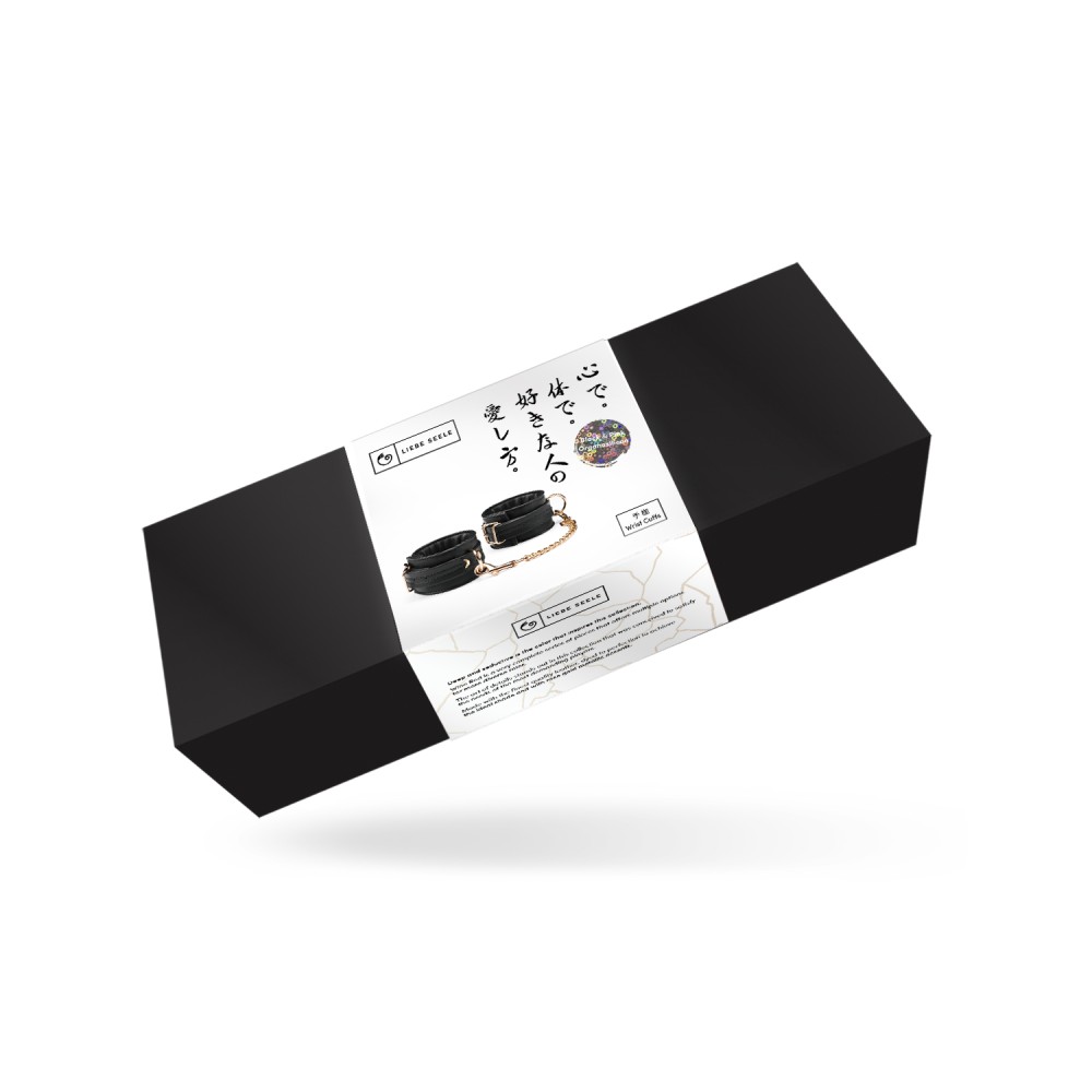 LIEBE SEELE Black Organosilicon — Fekete-Arany Csuklóbilincs - Image 6
