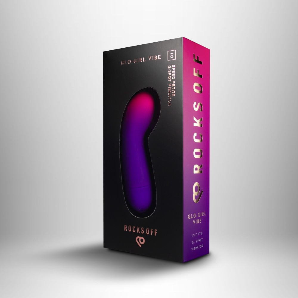 Glo-Girl Vibe (12 cm) - kompakt G-pontos vibrátor kezdőknek (lila-rózsaszín) - Image 8