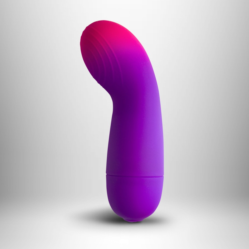 Glo-Girl Vibe (12 cm) - kompakt G-pontos vibrátor kezdőknek (lila-rózsaszín) - Image 6