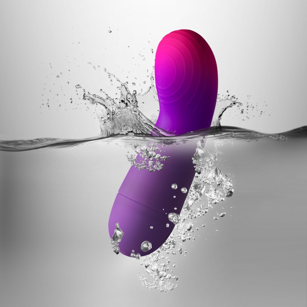 Glo-Girl Vibe (12 cm) - kompakt G-pontos vibrátor kezdőknek (lila-rózsaszín) - Image 3