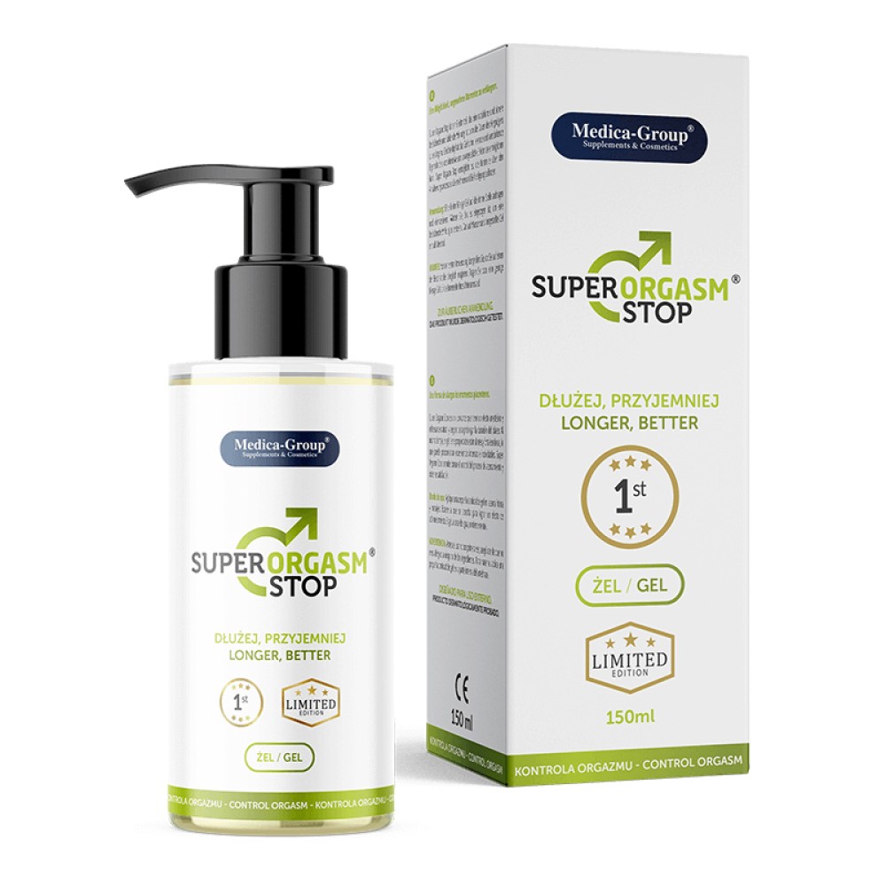 Super Orgasm Stop Gel 150 ml - késleltető gél férfiaknak - Image 2